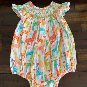 Petit Bebe bubble outfit- 9M